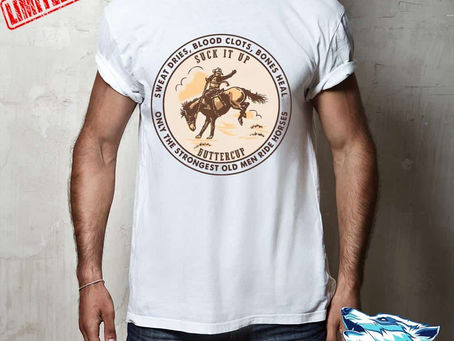 Buy - Cowboy Only The Strongest Men Ride Horses Sweat Dries Blood Clots Bones Heal shirt, hooded