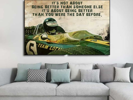 Shop - Classic FO Racer It's Not About Being Better Than Someone Else It's About Being Better poster