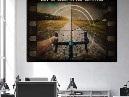 Best - Cycling Life Behind Bars Movie poster, canvas