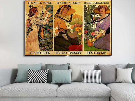 Hot - Gardening Girl It's not a phase it's my life it's not a hobby it's my passion poster, canvas