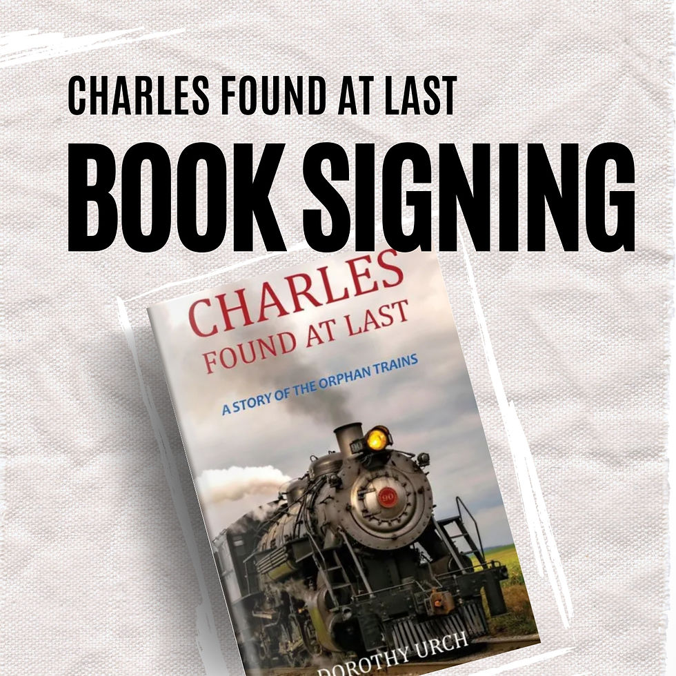 CHARLES FOUND AT LAST BOOK SIGNING