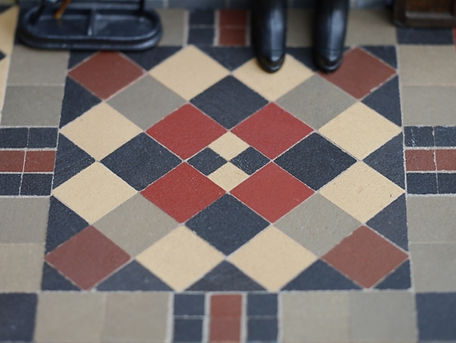 Two Third Inch Tiles-Patterned Floor(2).JPG