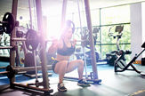 Woman Lifting Weights