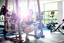 Woman Lifting Weights
