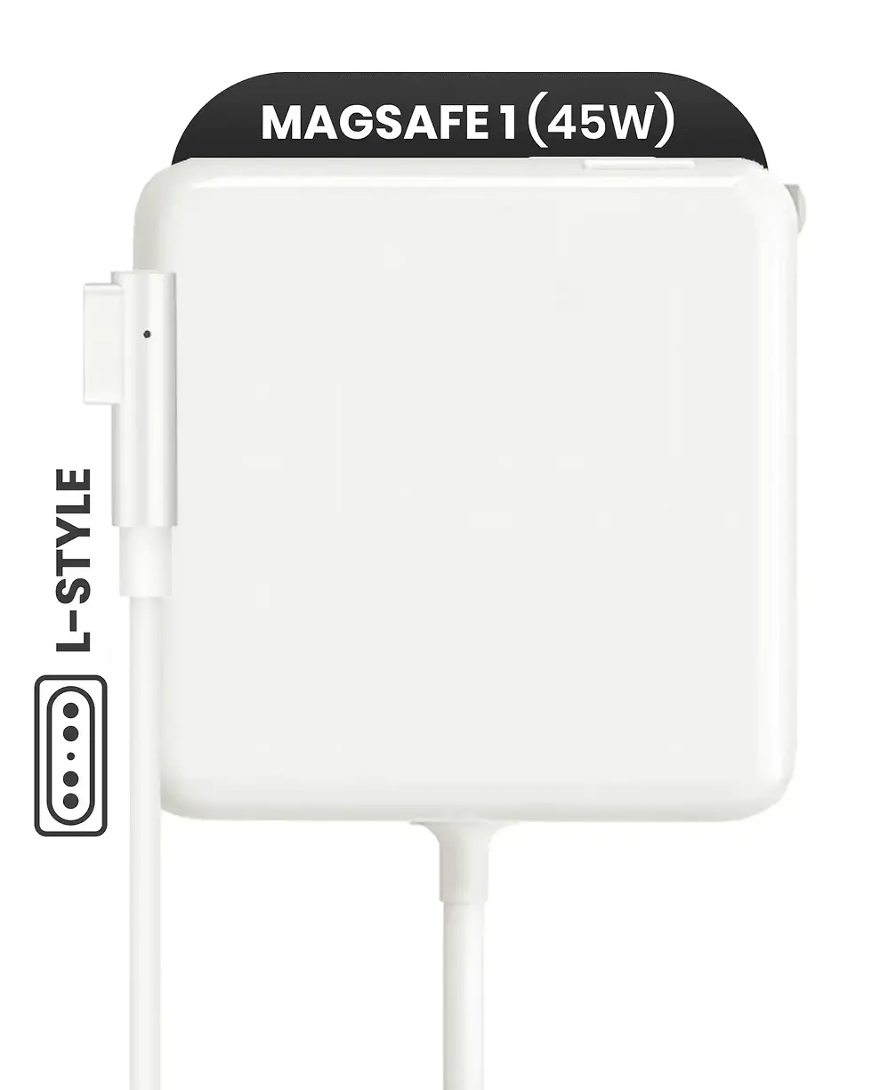 45W MagSafe 1 charger for compatible MacBook models available at ThrifTech Canada