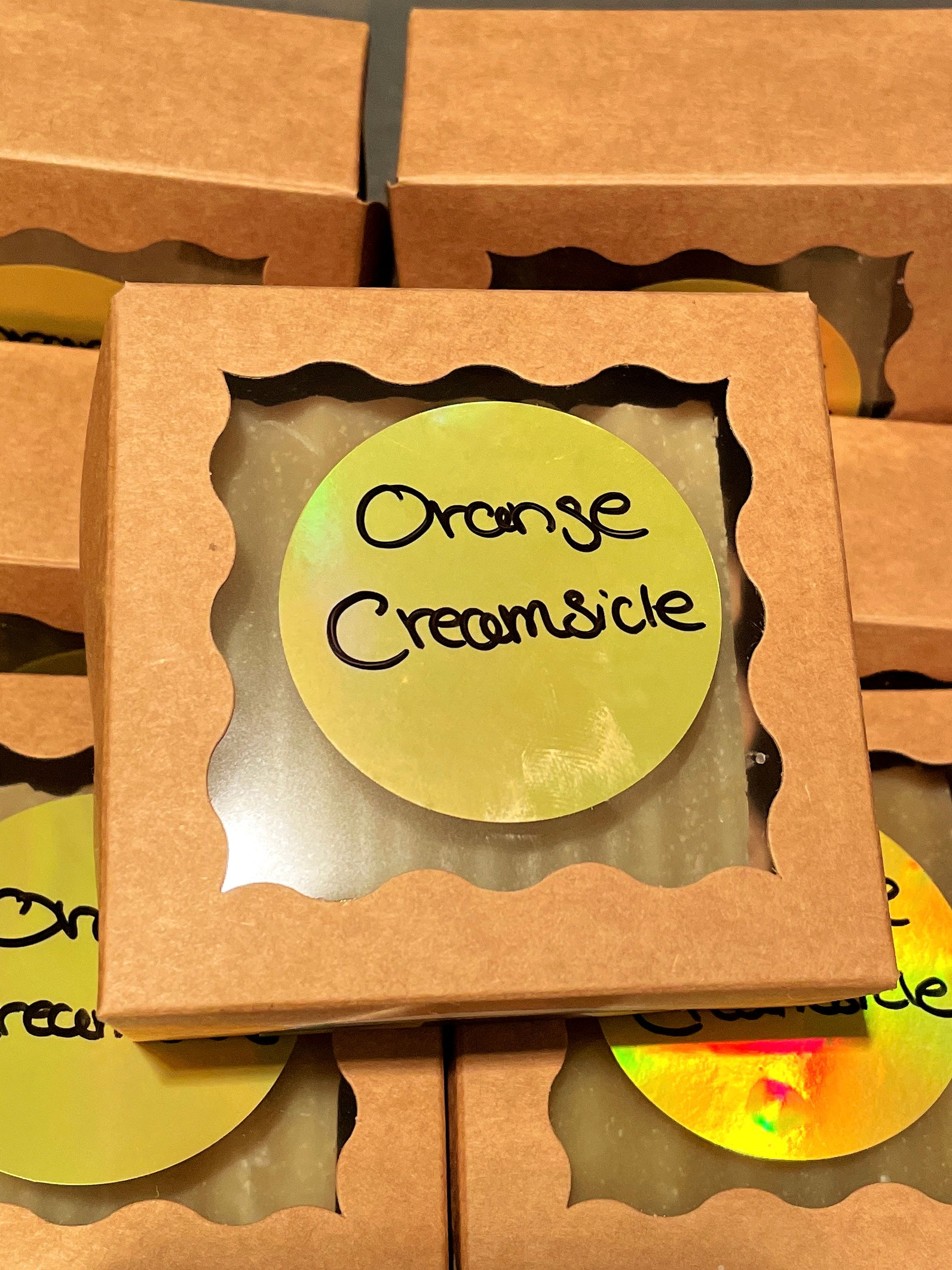 Orange Creamsicle Big Loaf Soap
