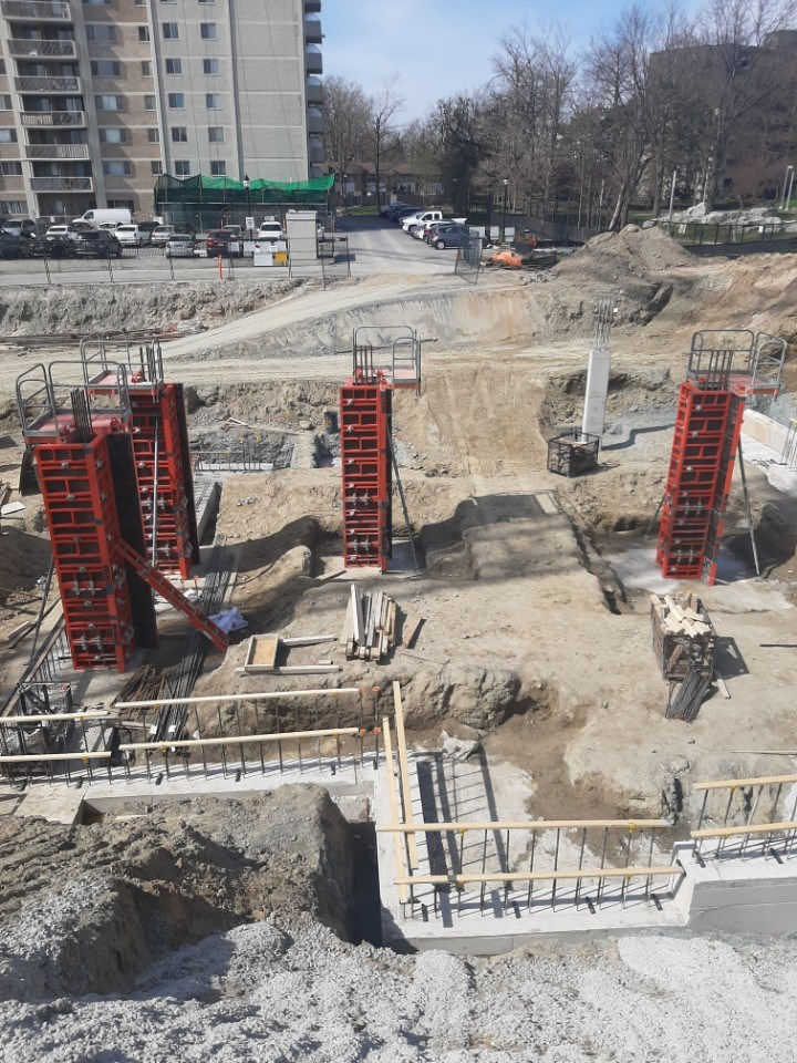Commercial concrete forming company Oakville