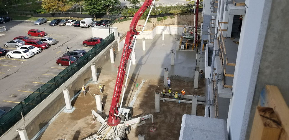 High-rise concrete construction