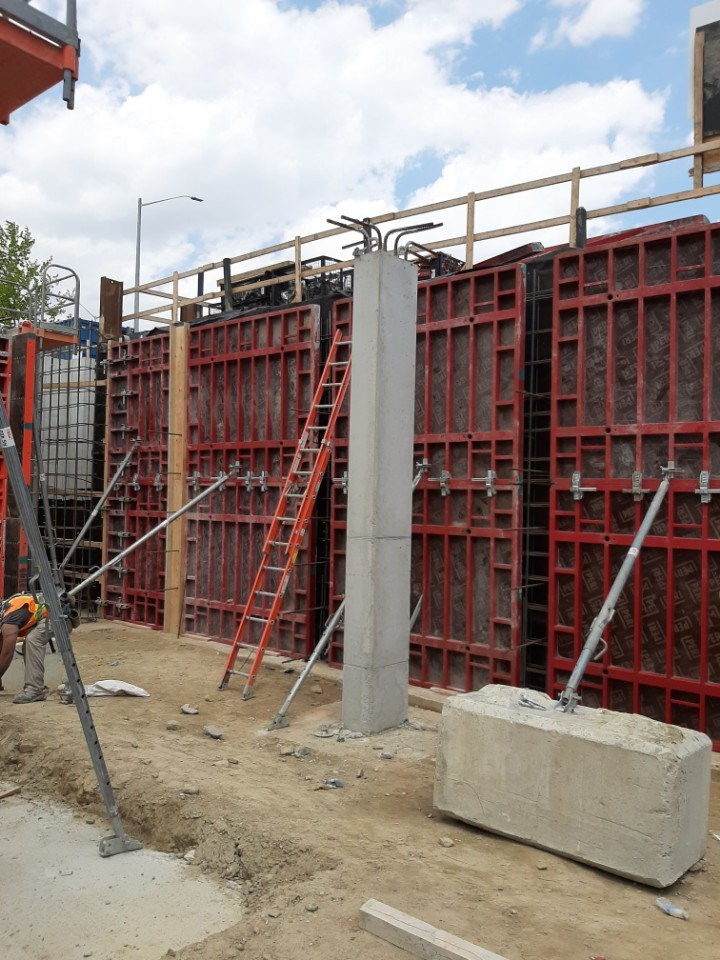 High rise concrete forming