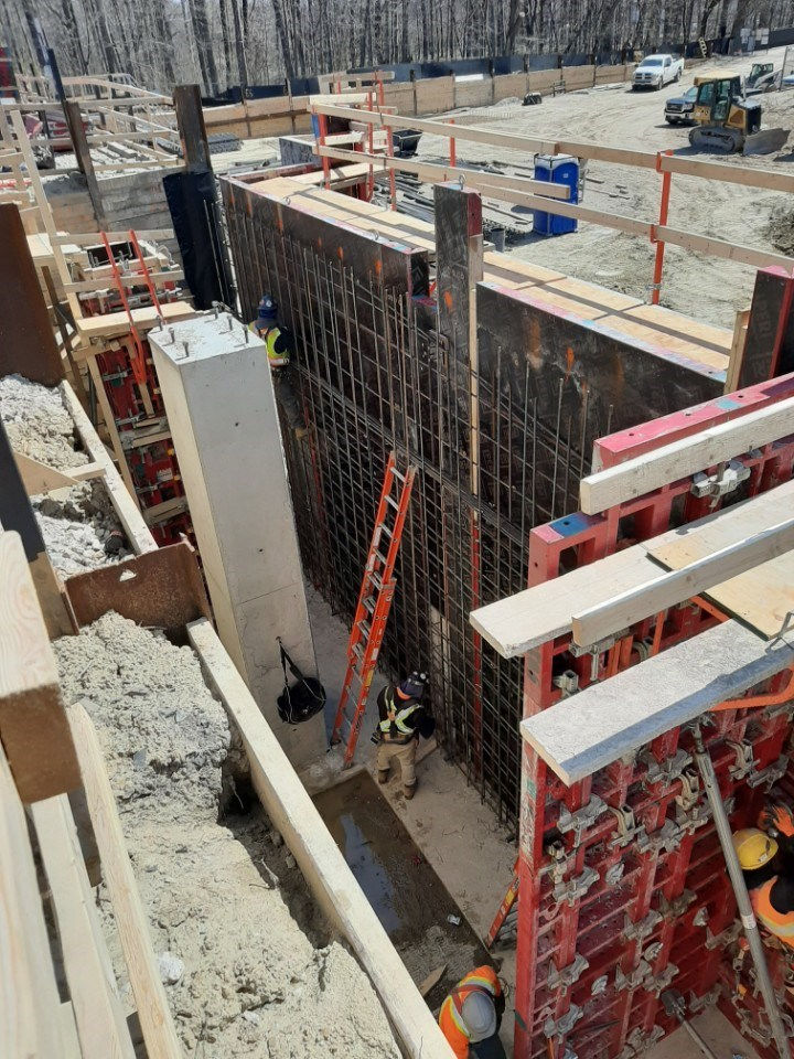 Commercial concrete forming company Oakville