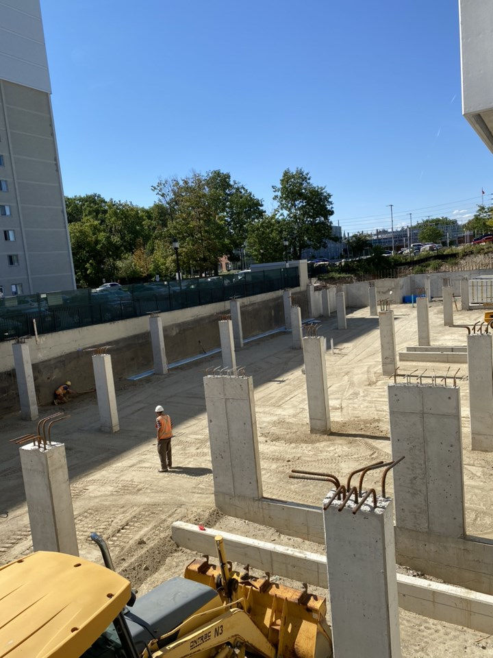 High-rise concrete construction