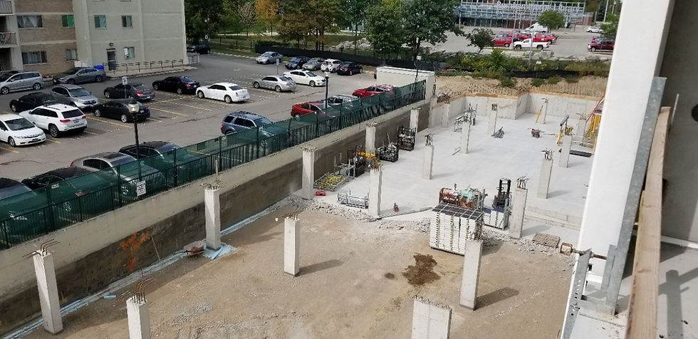 High-rise concrete construction