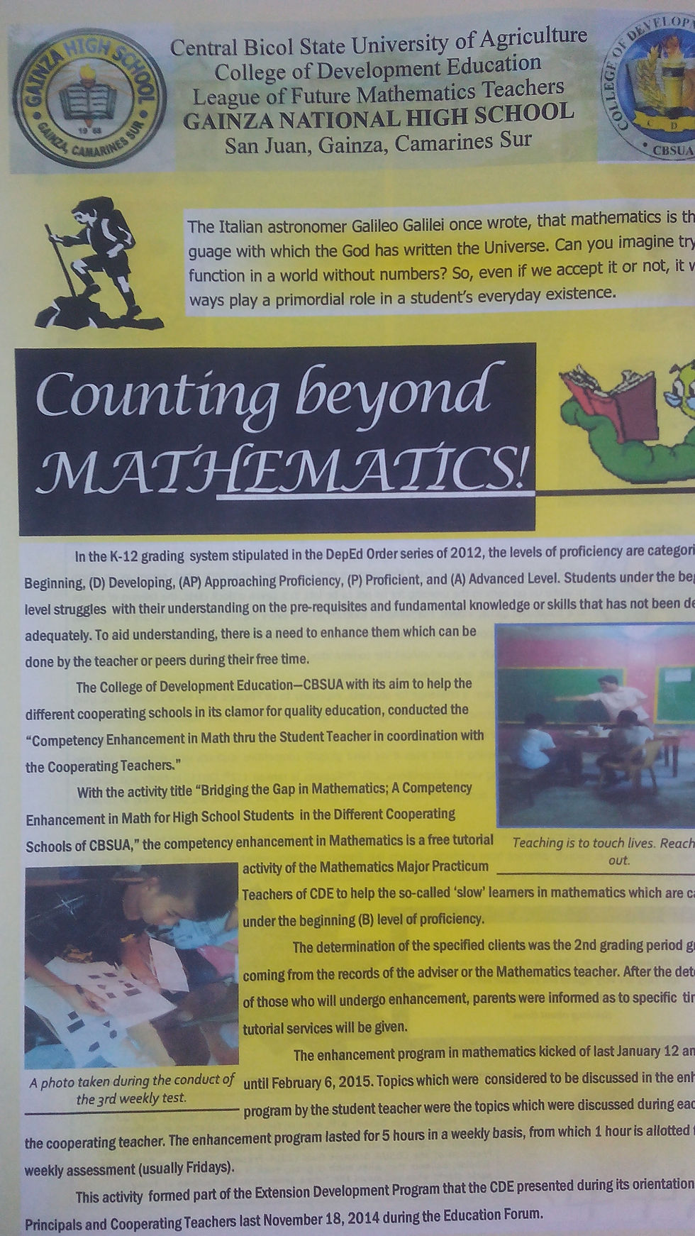 IEC For Mathethematics Enhancement