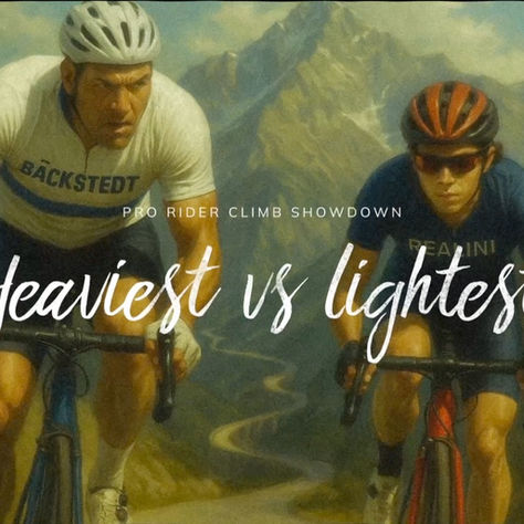 Heaviest vs highest pro cyclists showdown