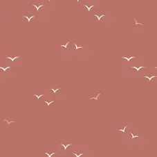 Motif all over oiseaux
