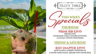 This Week's Specials at Tilly's Table