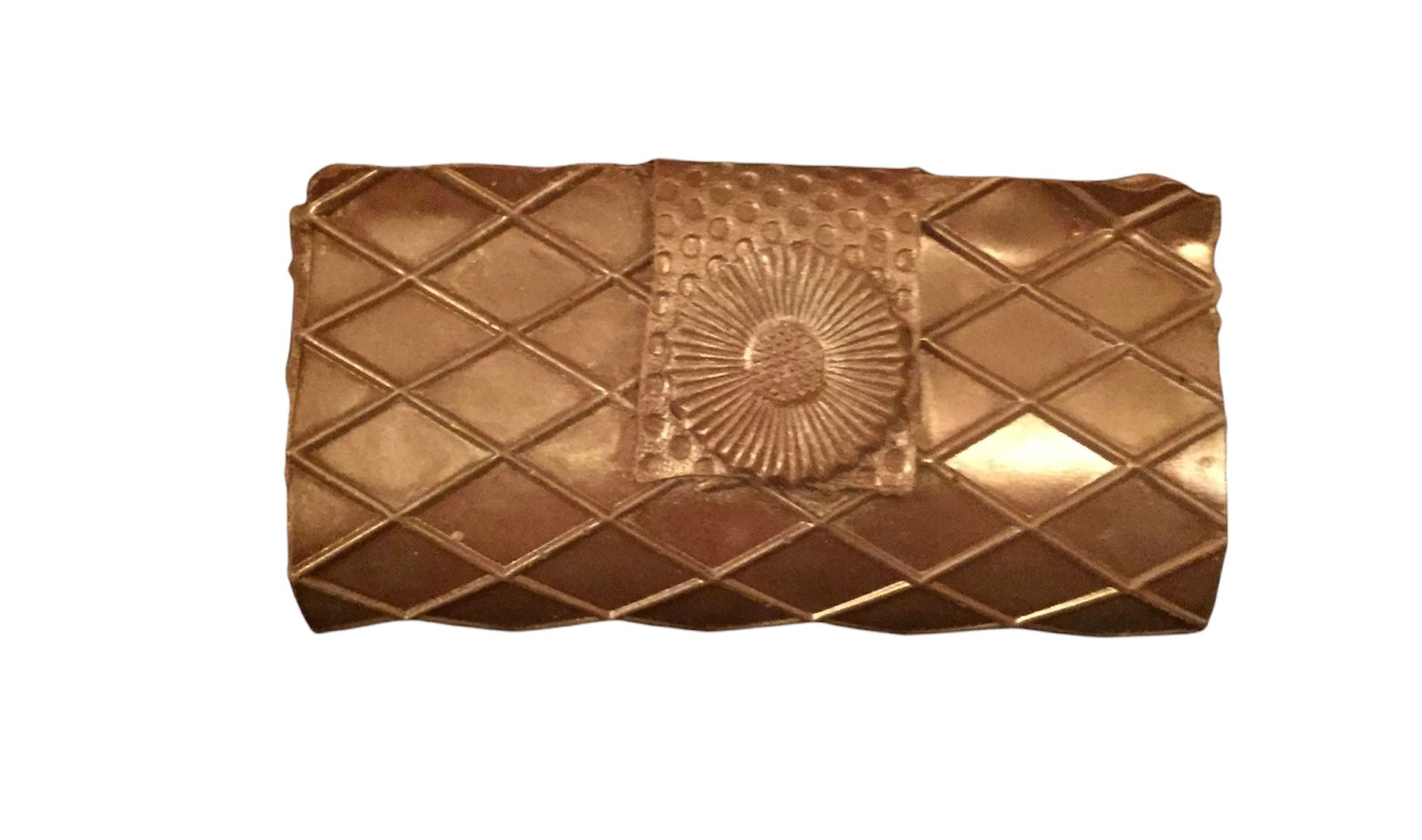 Diamond Mini Chocolate Purse / Clutch/ Bag