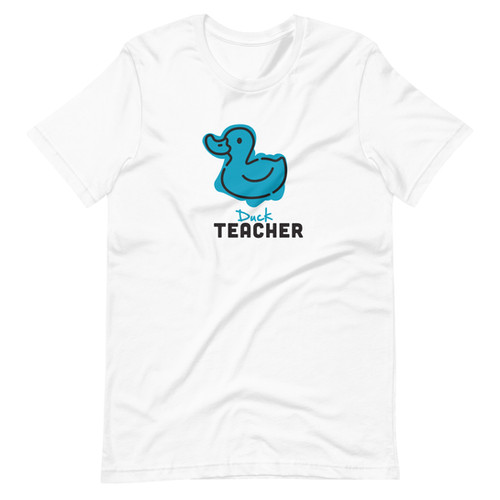 ★SHALOM★ Pink Duck In Trouble Tee Duck Teacher | Unisex t-shirt | Bdlc