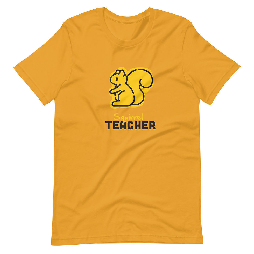 Thumbnail: Squirrel Teacher | Unisex t-shirt