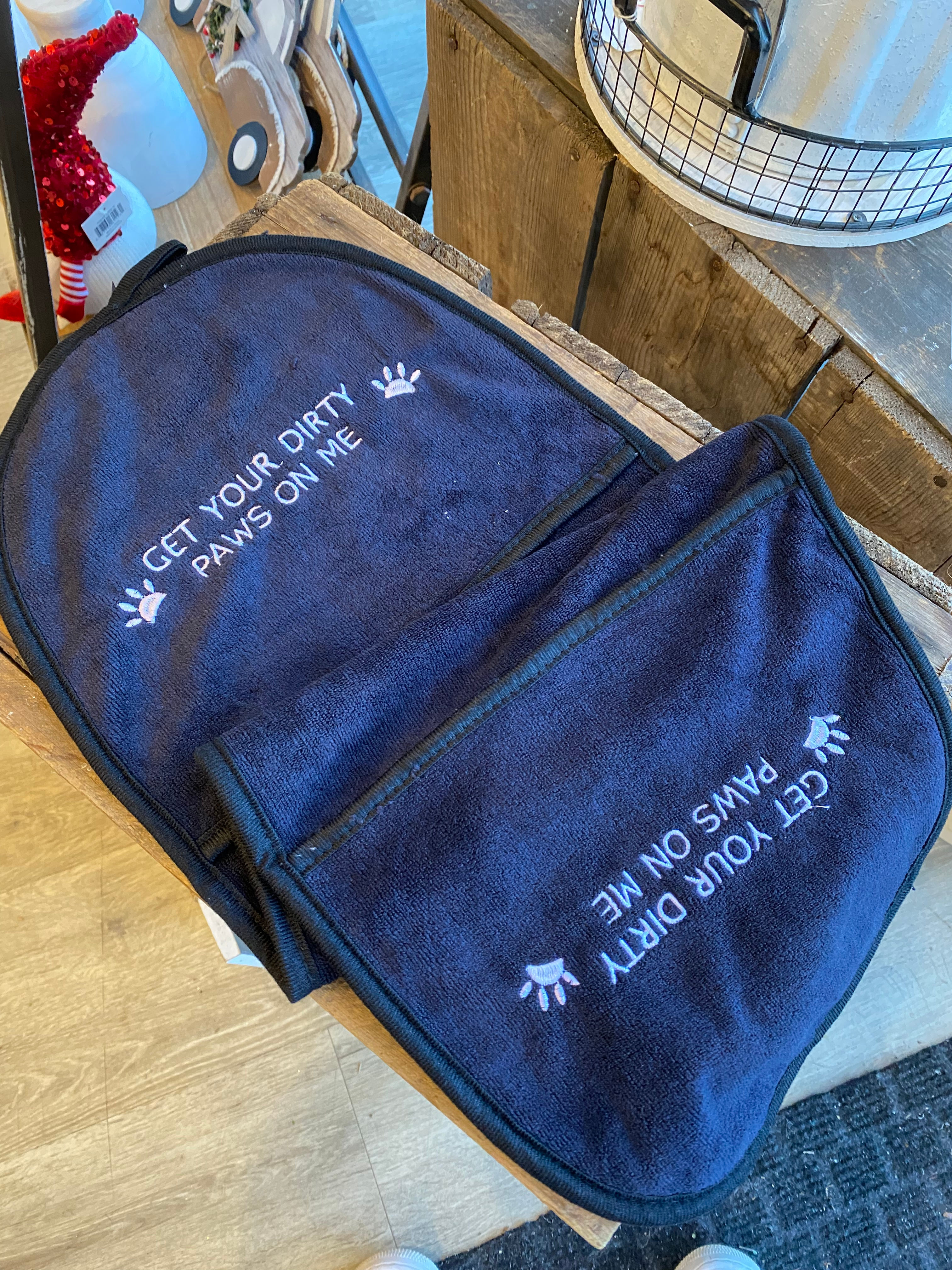 Dog Towel “Get Your Dirty Paws On Me”