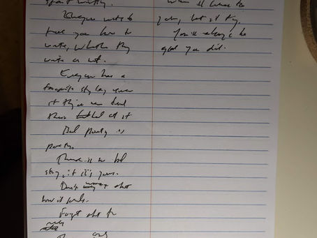 Quit Worrying and Start Writing