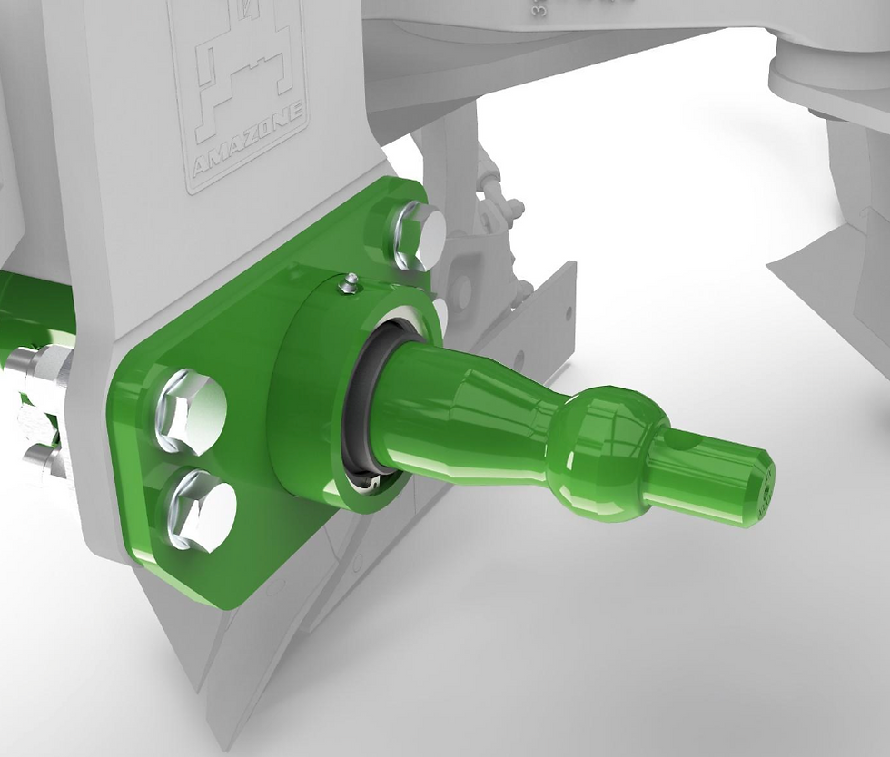 ProtectShaft cross shaft mounted in bearings with integrated balls