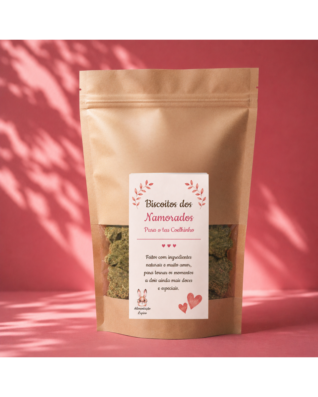 biscoitos de ervas natural dos namorados para coelhos mademoisele lapin