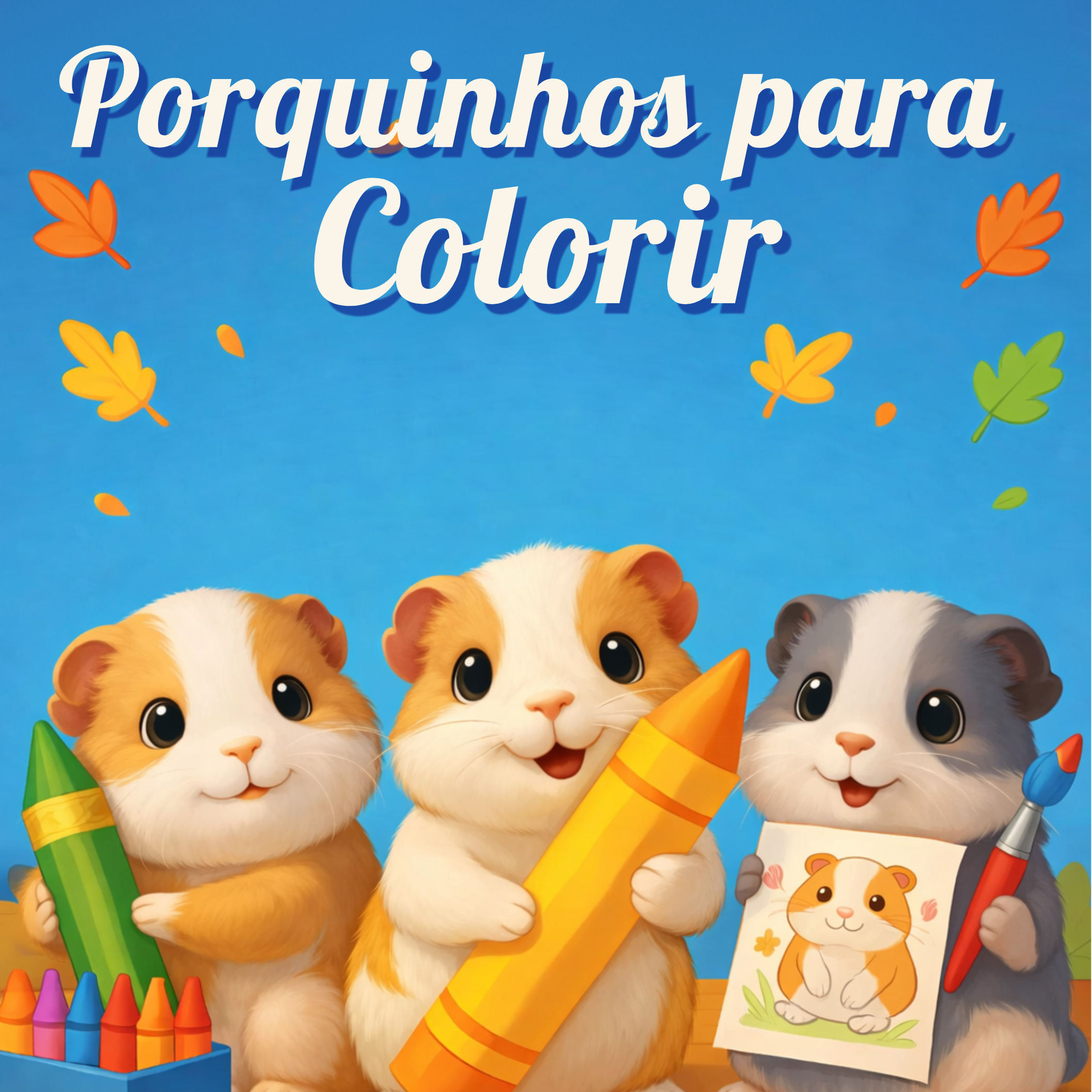 Livro para Colorir Porquinhos