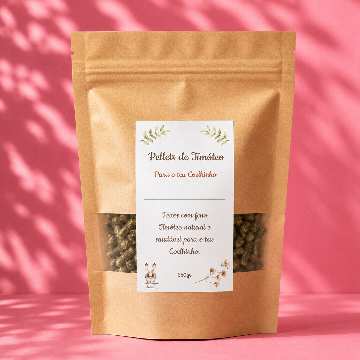 pellets de feno timóteo naturais para coelhos mademoisele lapin