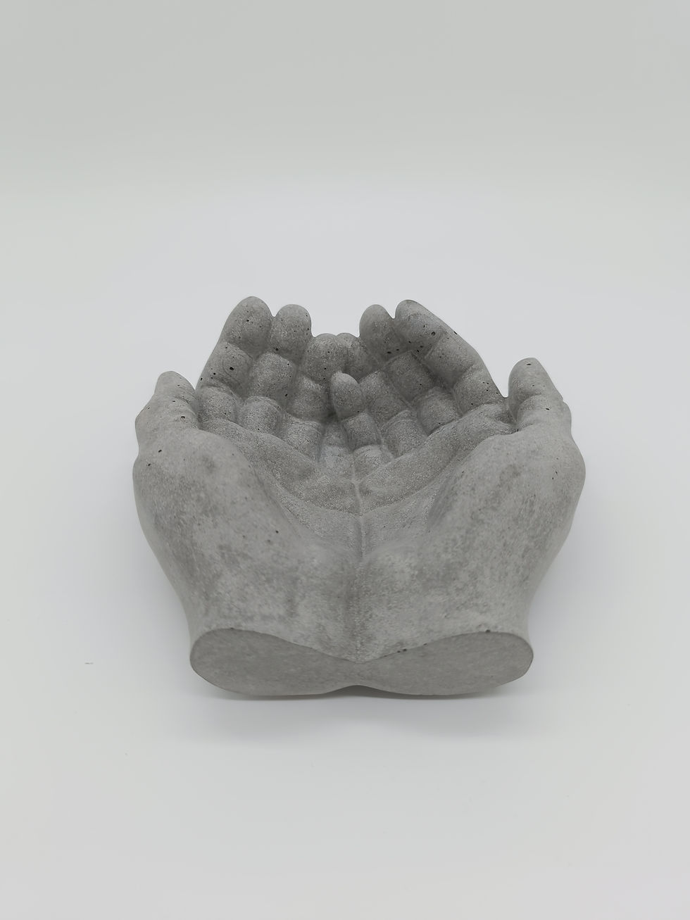 Figur Hände, Deko aus Beton, Aufbewahrungsschale, Schmuckschale
