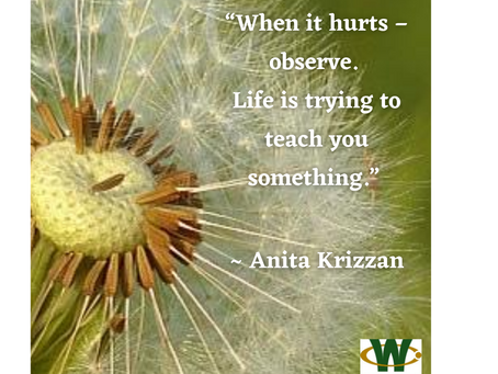 When it hurts...