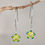 Miniature : Boucles d'oreilles fleur jaune 2