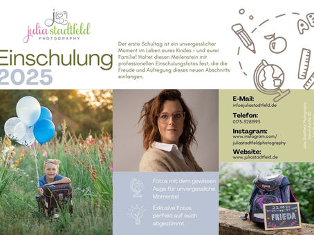 Einschulungsfotos 2025: Die Magie des Schulanfangs festhalten