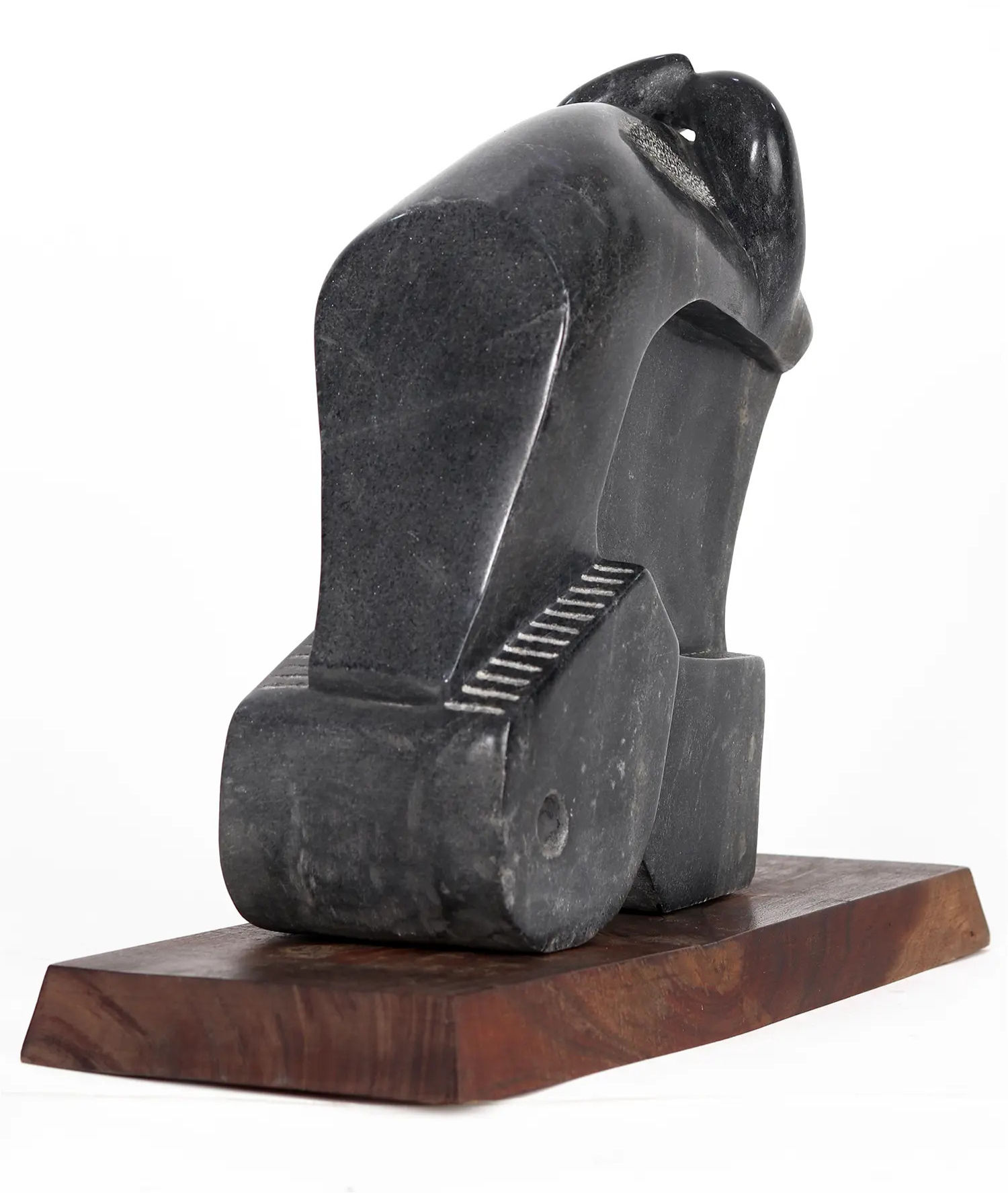 Bull Series 3 Granite Stone Statue | Animal Figurines