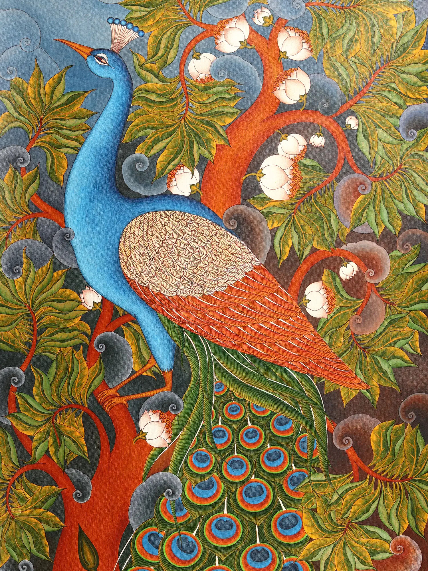 Beautiful Peacock Painting | Abstract Paintings