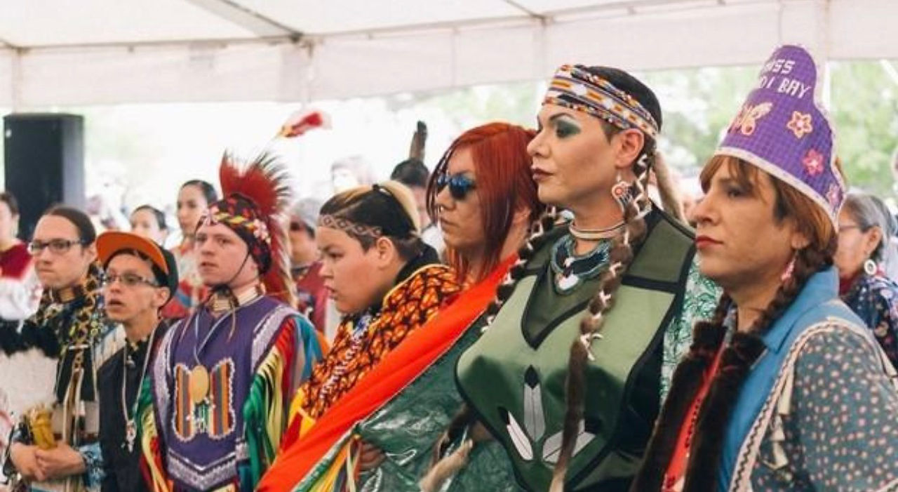 Indigenous 2SLGBTQIA+ community visibility and Two-Spirit representation through community advocacy.