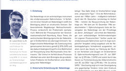 Zur Nebenklage in Großverfahren