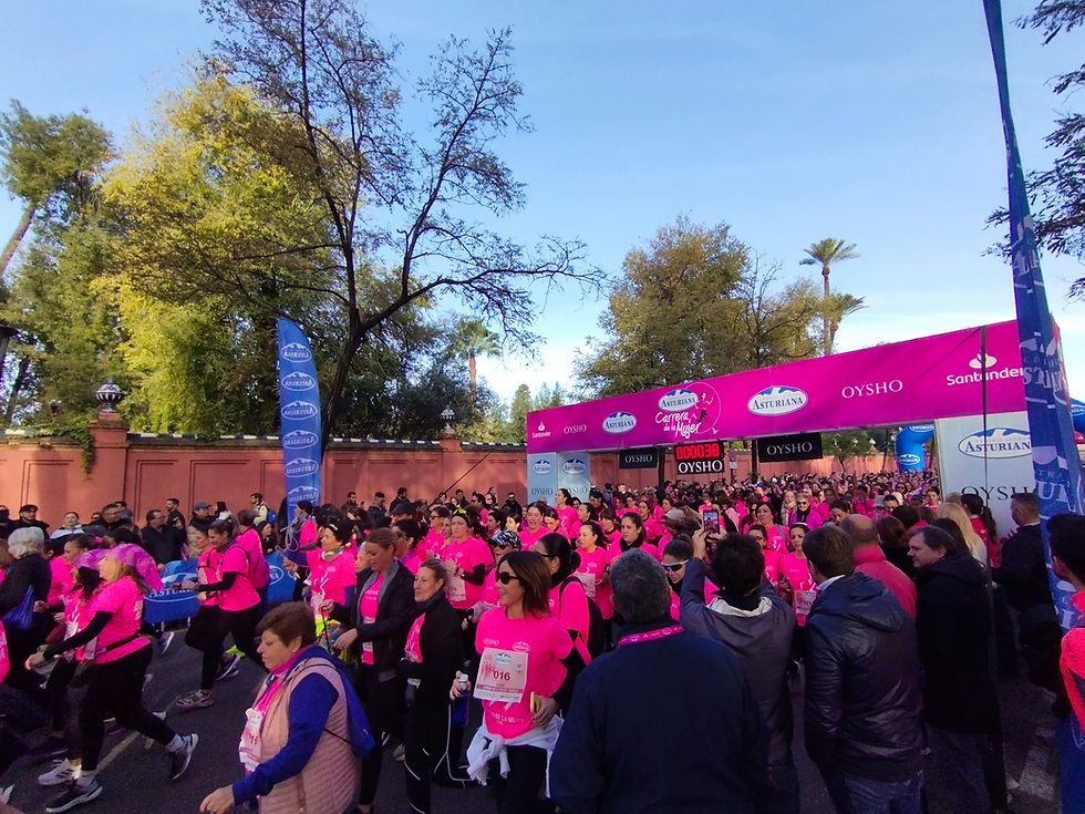 Participantes comenzando la carrera