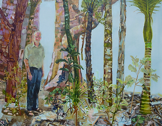 David Mather Painting 2015, oil on canvas, 700mm x 600mm