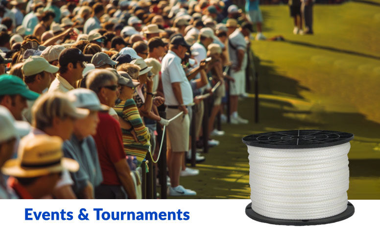Golf Course Rope for Tournaments
