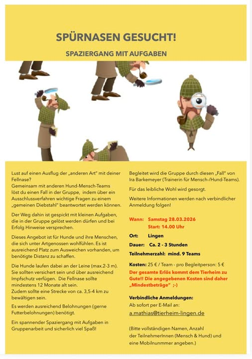 Spürnasen gesucht!!!