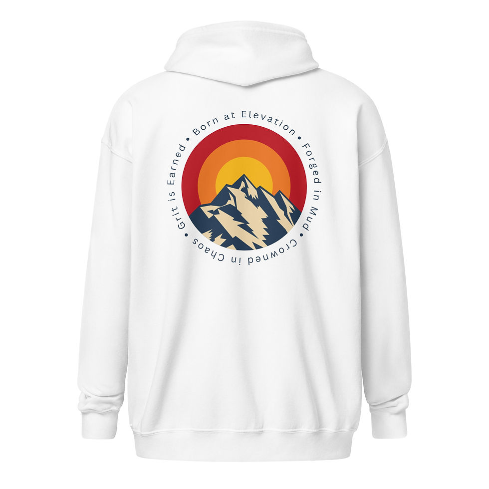 Thumbnail: 5280 Offroad - Born at Elevation Zip Up Hoodie