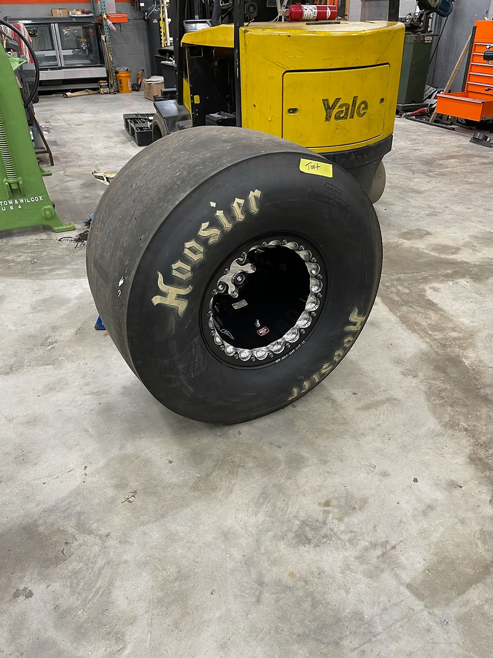 Thumbnail: Pair of Weld Delta Wheels with 36" Hoosiers