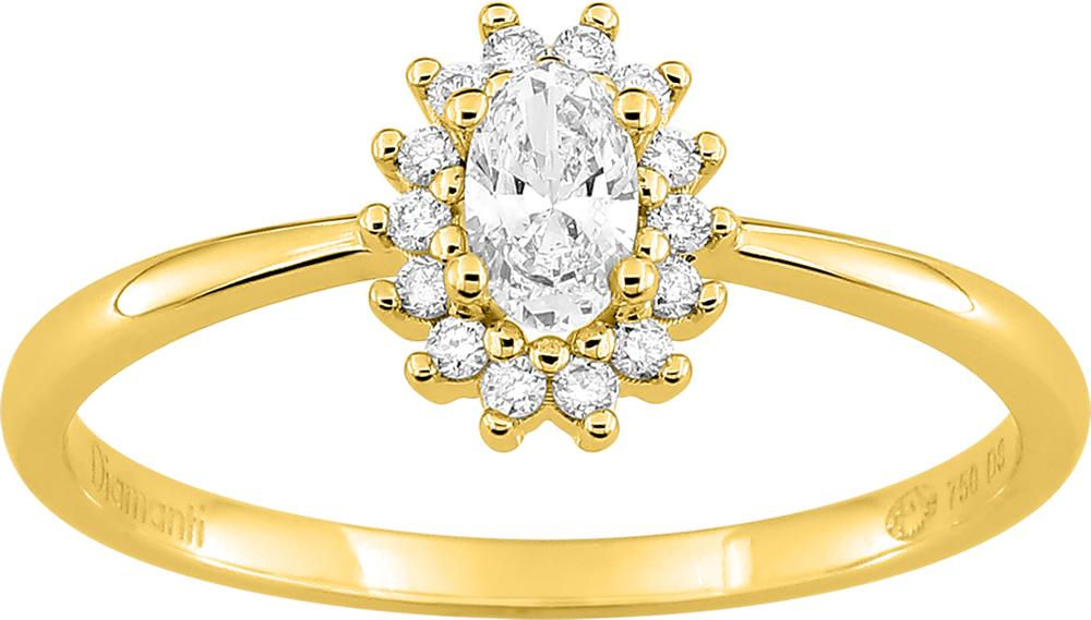 Bague diamant de synthèse · 18 ct · DS1194.20