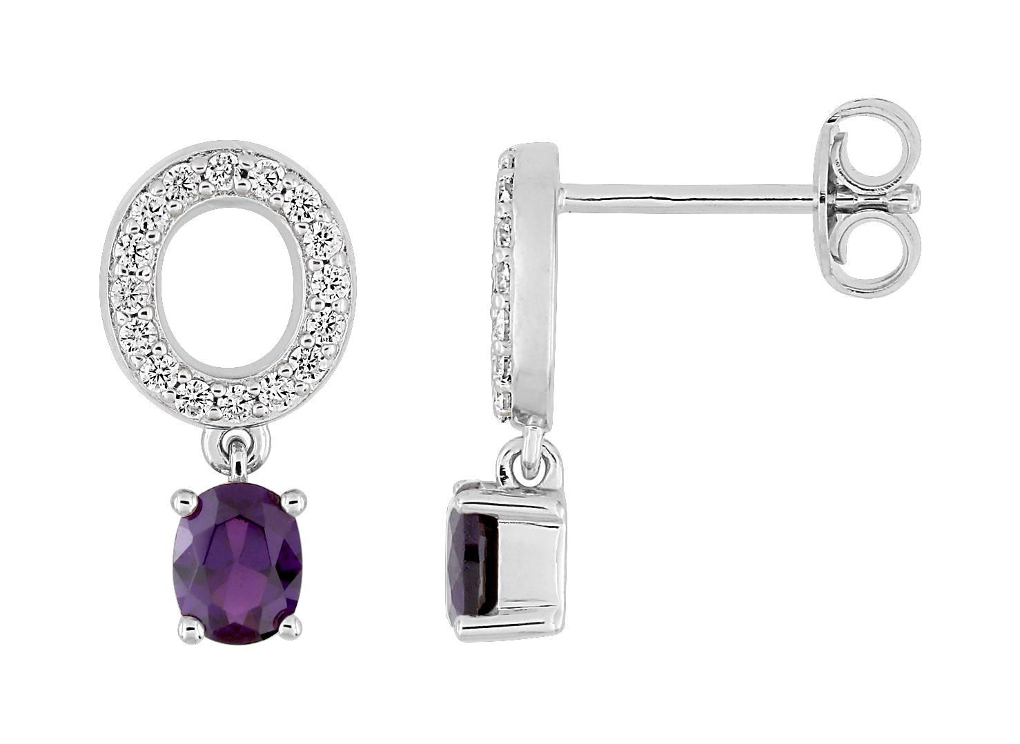 Boucles d’oreilles argent 925 rhodié – 62335280.7