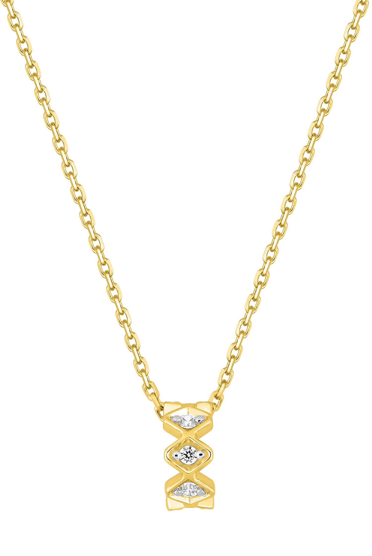 Collier · Or jaune 750‰ rhodié · Diamant · 523.7417.33