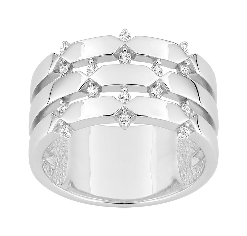Bague argent 925 rhodié – 62337069.1