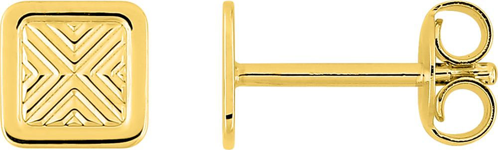 Boucles d’oreilles plaqué or – 62135750