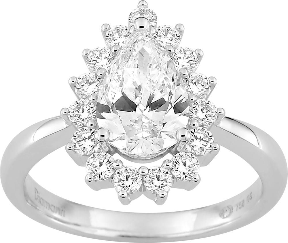 Bague diamant de synthèse · 18 ct · DS1097.21