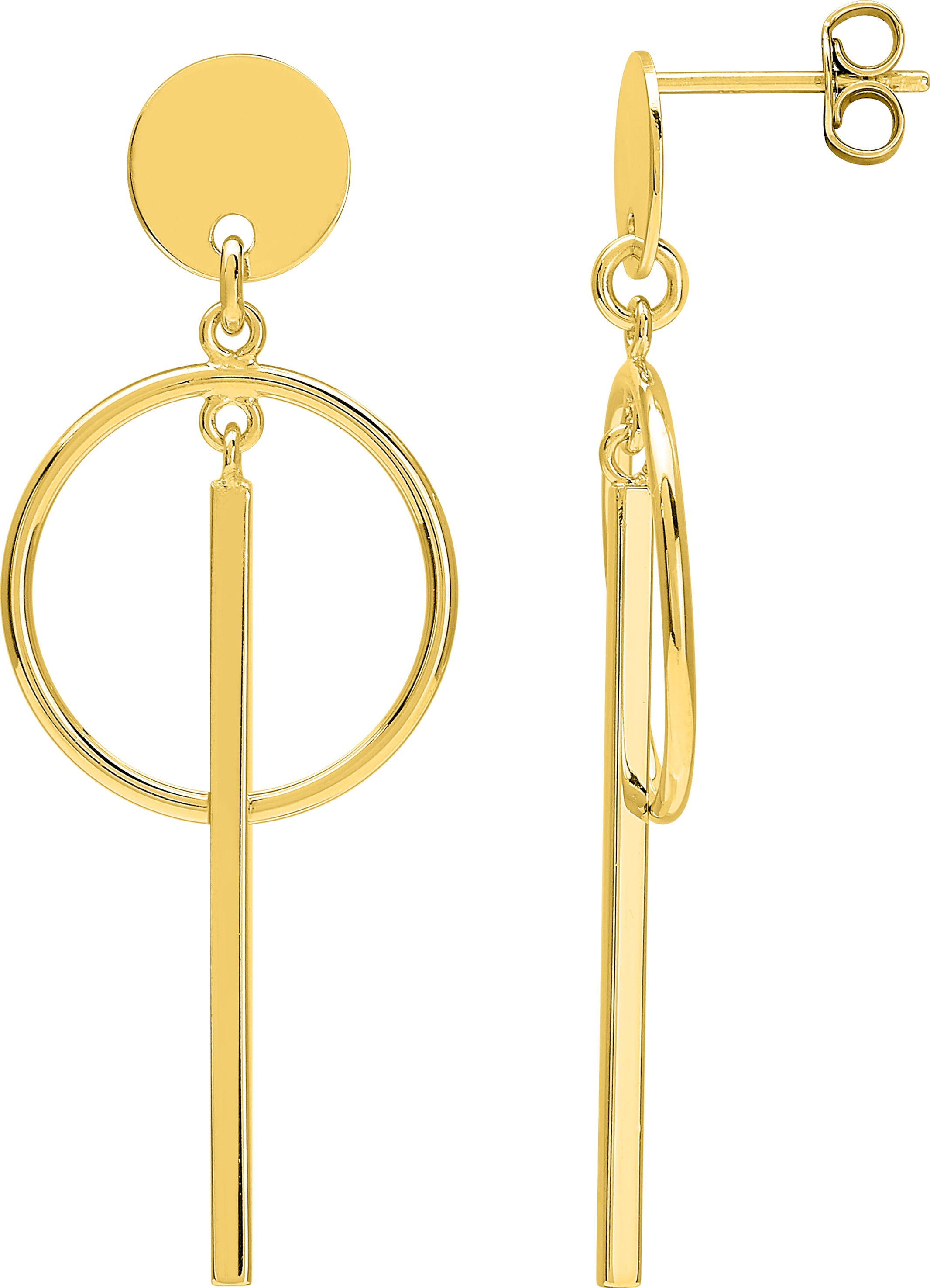 Boucles d’oreilles plaqué or – 62135690